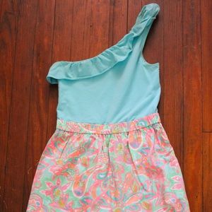 Lilly Pulitzer One Shoulder Sun Dress